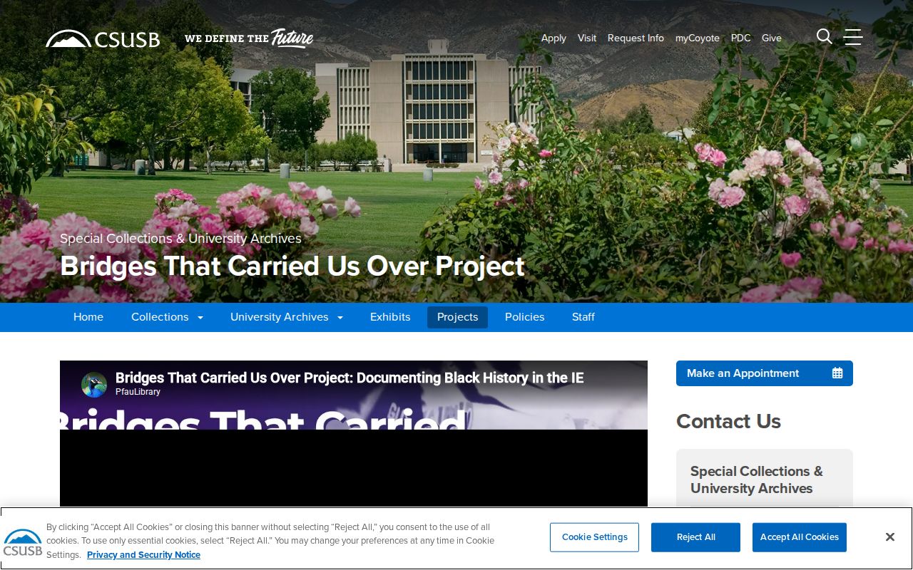 San Bernardino County neighbors Bridges community history project