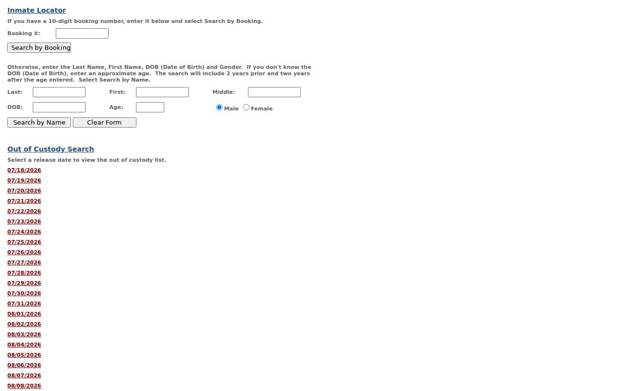 San Bernardino County resident lookup county inmate locator